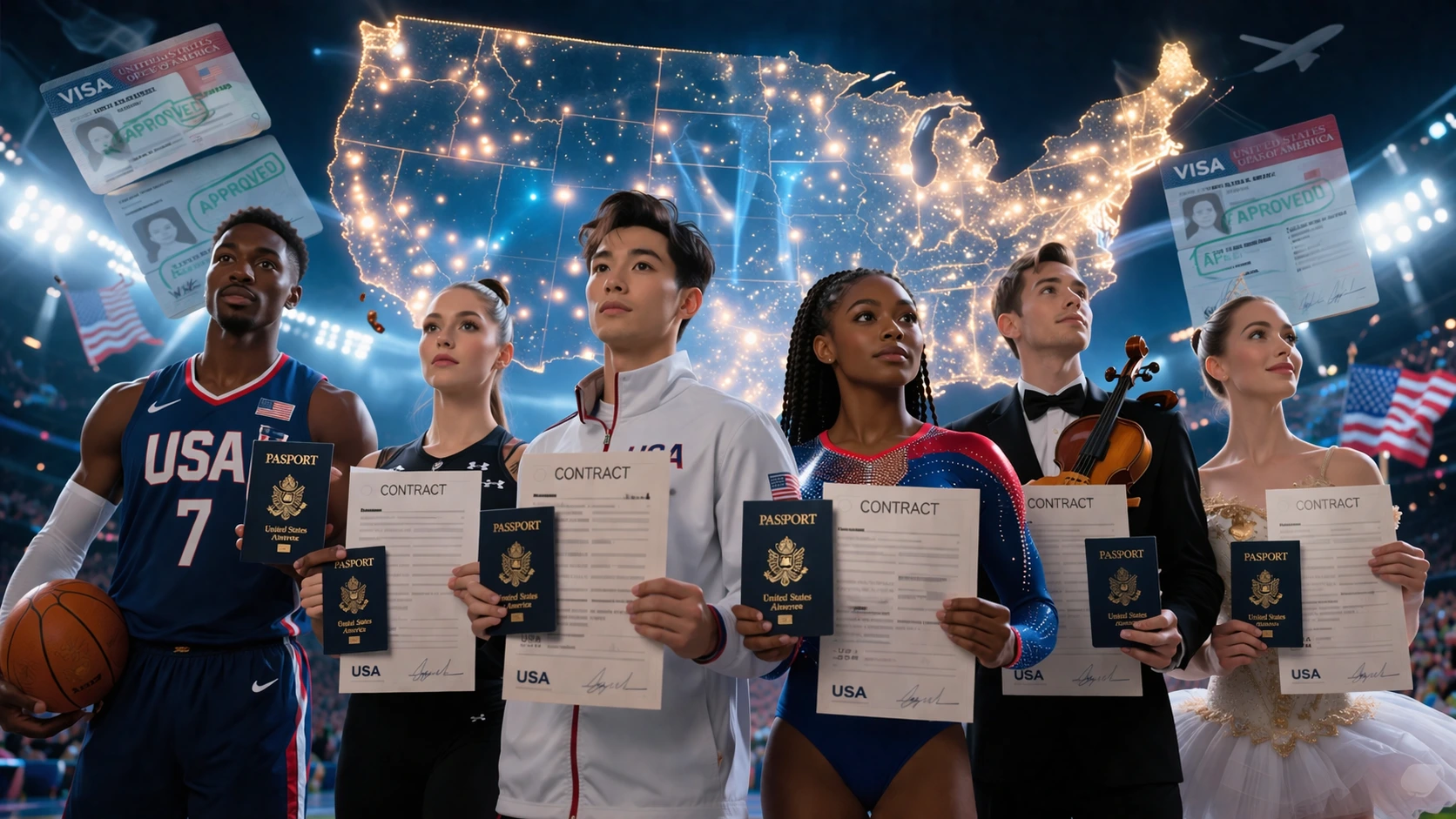 Read more about the article US Tightens P-1 and O-1 Visa Rules Ahead of 2026 World Cup: What Athletes and Artists Must Know